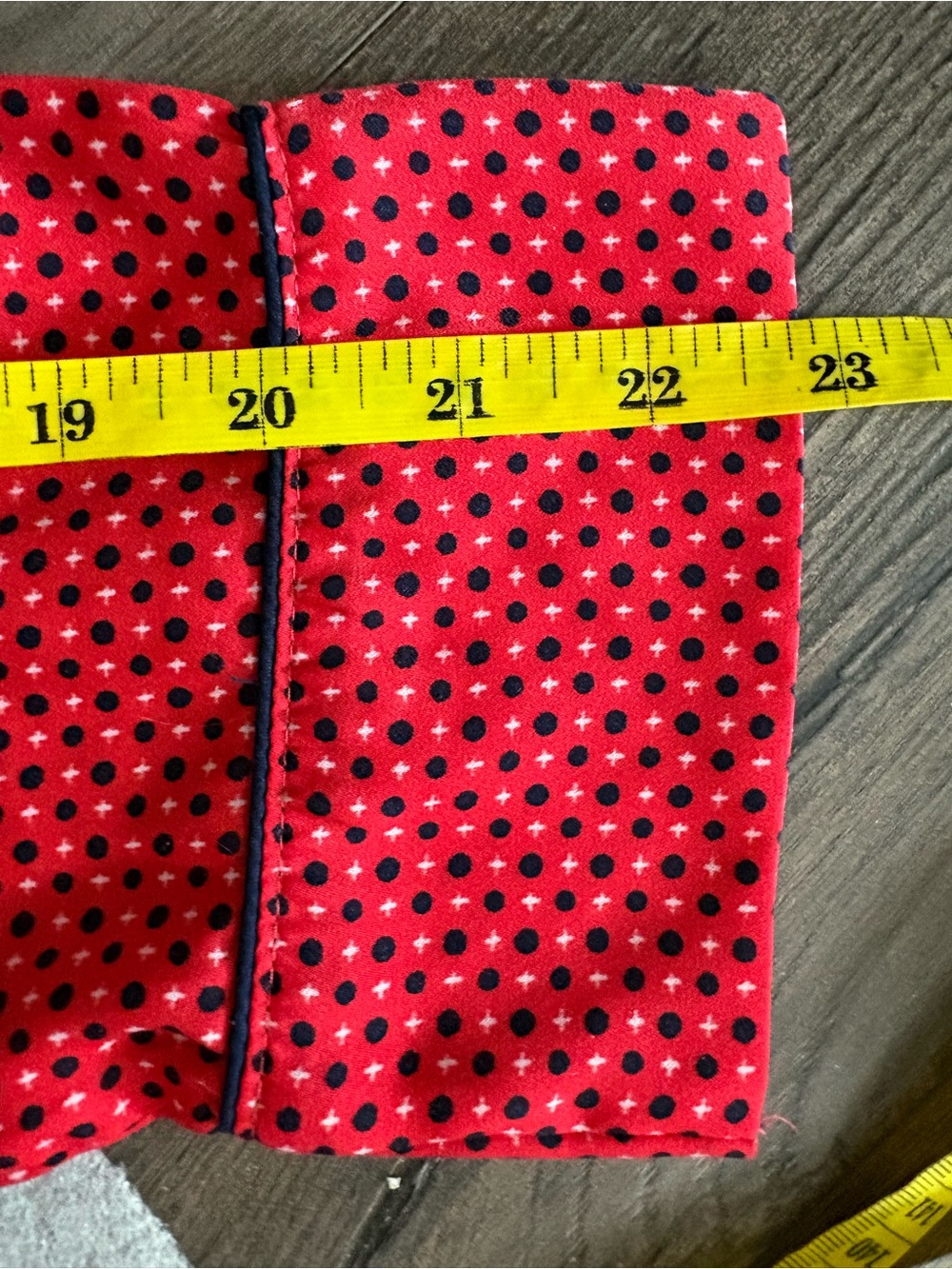 aerie Red Black Festival Patterned LS Pajama Set Holiday Polyester - Picture 8 of 11